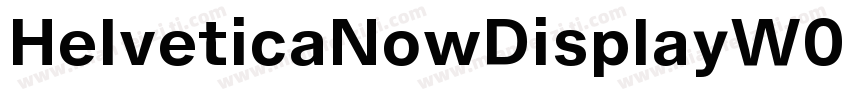 HelveticaNowDisplayW05 Cn字体转换